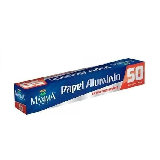 Mega Max Modelo 50 Papel Aluminio 135 g Extra Fuerte