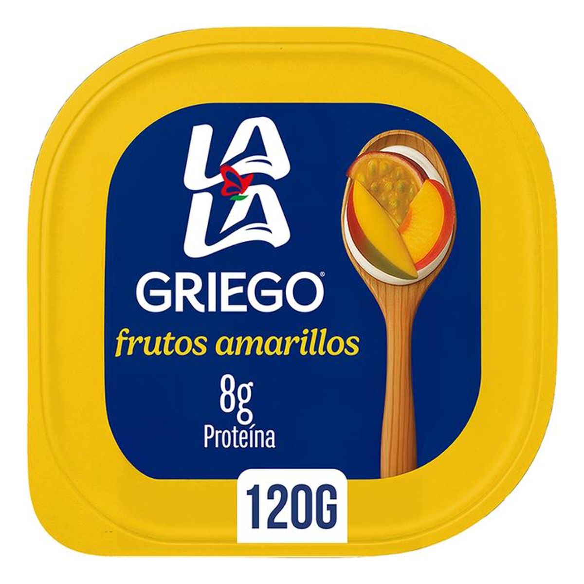 Yoghurt Griego De Frutos Amarillos 120 G Lala Yoghurt Con Durazno Y Mango