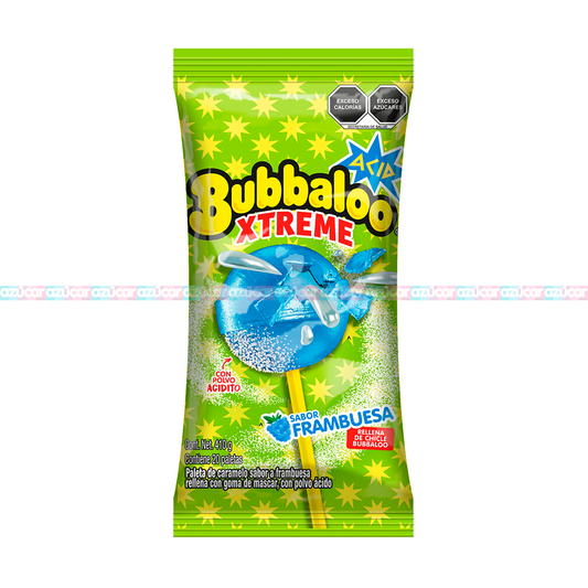 Bubbaloo Xtreme Frambuesa 16.60 Gr