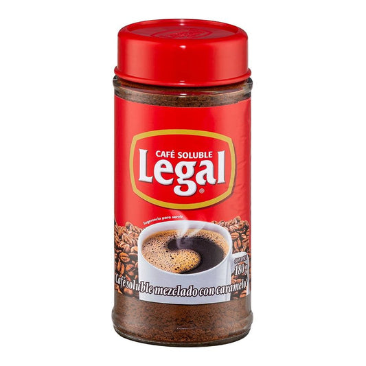 Legal 180 g Café Soluble Mezclado con Caramelo