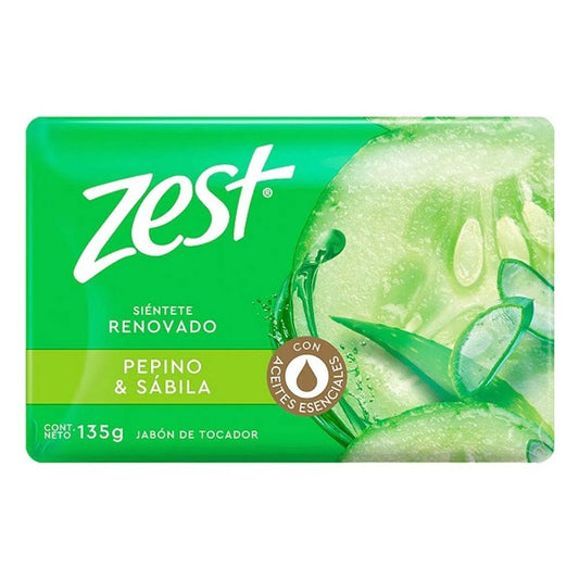 Jabón Corporal Pepino y Sábila Zest 135 g