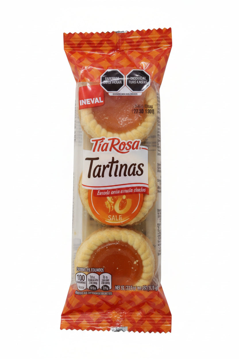 Tortinas De Durazno 100 G Tia Rosa