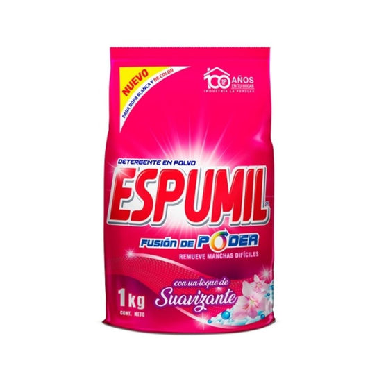 Detergente Espumil 1 Kg Explosion De Flores Para Ropa En Polvo