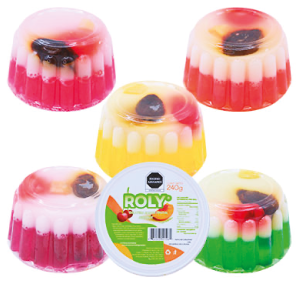 Gelatina Sabor Frutal 240 g Roly