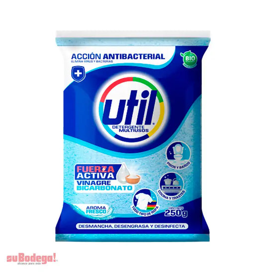 Detergente Util 250 g para Ropa en Polvo