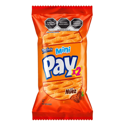 Mini Pay X2 con Nuez 96 g Marinela