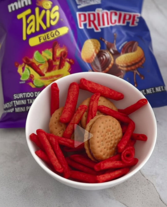 Duo Mini Principes y Takis Fuego 77 g Barcel