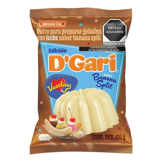 Gelatina de Sabor Banana Split D.Gari 120 g