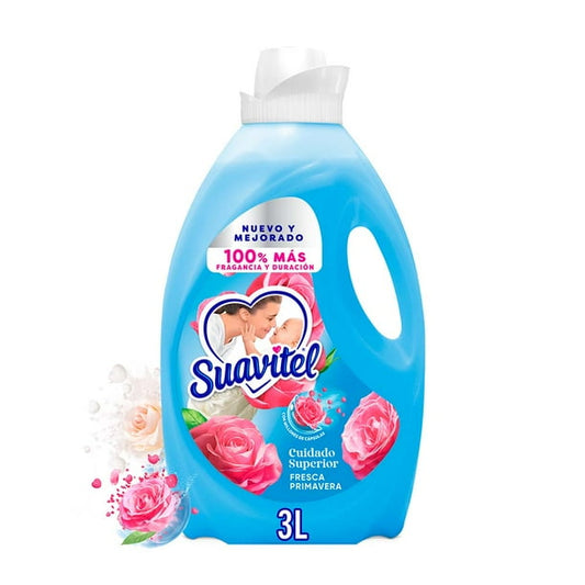 Suavitel Cuidado Superior Fresca Primavera  3 L Suavizante