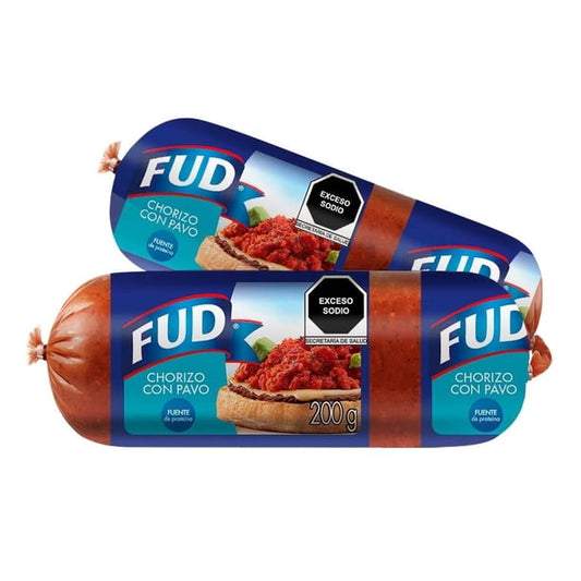 Chorizo Con Pavo 200 G 1 Pz Fud