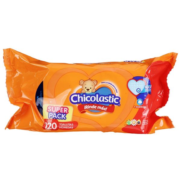 Toallitas Humedas120 Pz Chicolastic Rinde Mas