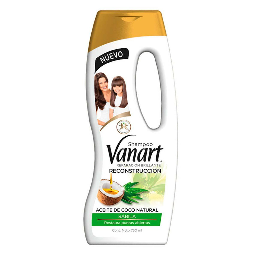 Vanart Reparacion Brillante- Recostruccion Sabila Coco Y Sabila 750 Ml