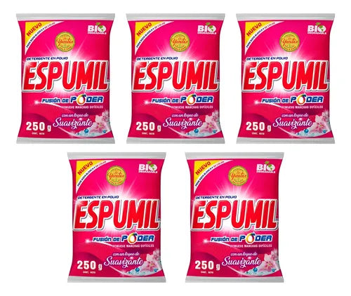 Detergente Espumil 250 g Explosion de Flores para Ropa en Polvo