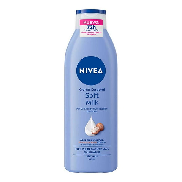 Nivea Soft Milk Nutritiva 220 ml Crema Corporal