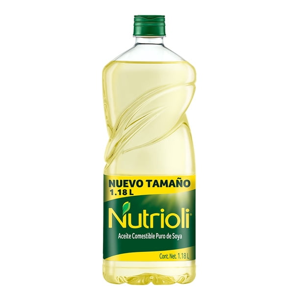 Nutrioli 1.18 L Aceite Comestible Puro de Soya