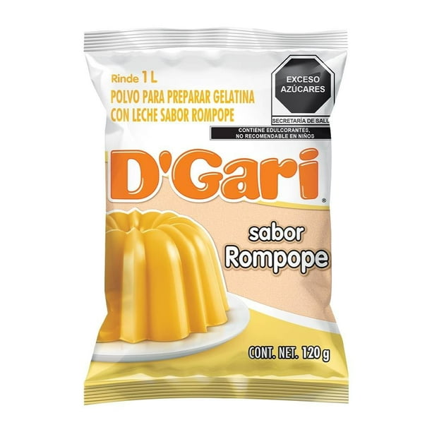 Gelatina de Sabor Rompope D.Gari 120 g