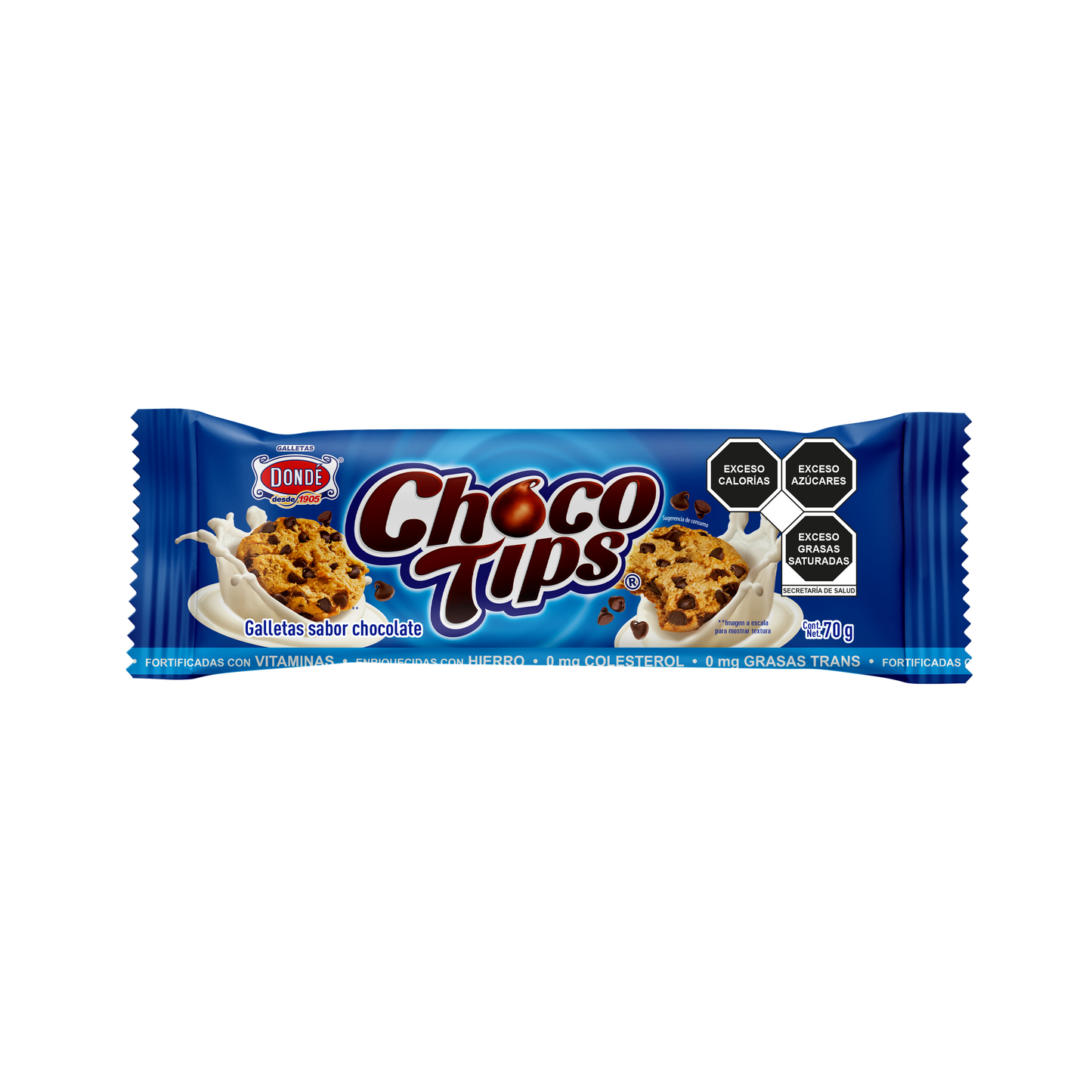 Choco Tips 70 G Galletas Donde