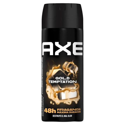 Gold Temptation 48 H Fragancias +Frescura 150 ml Axe Desodorante Bodyspray