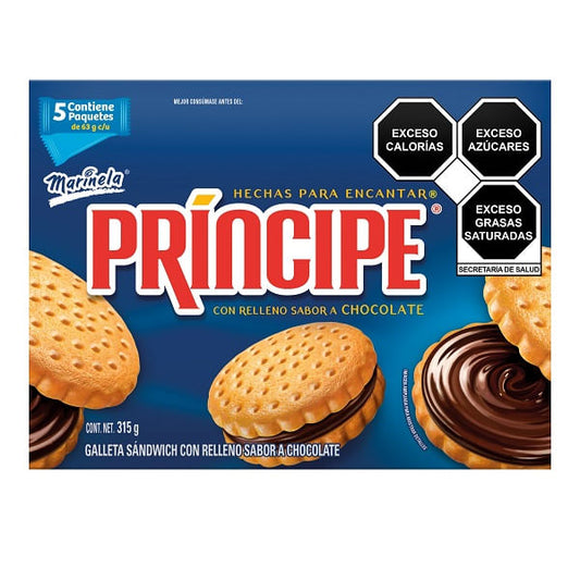 Principe Chocolate 315 g Caja Marinela