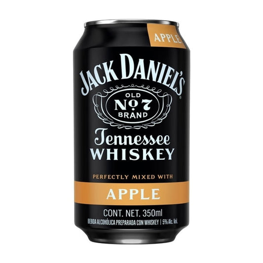 Jack Daniels Apple 355 ml Bebida Alcohólica con Whiskey Lata 5% Alc. Vol.