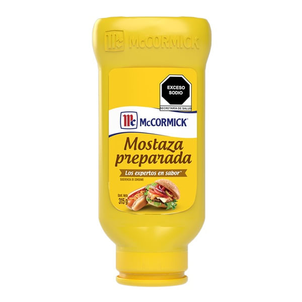 Mostaza 315 g McCormick con Jugo de Limones