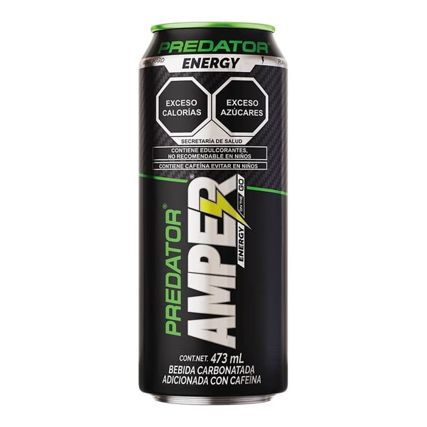 Amper Predator 473 Ml Lata Bebida Carbonatada Con Cafeina