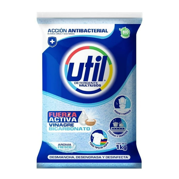 Detergente Util 1 kg para Ropa en Polvo