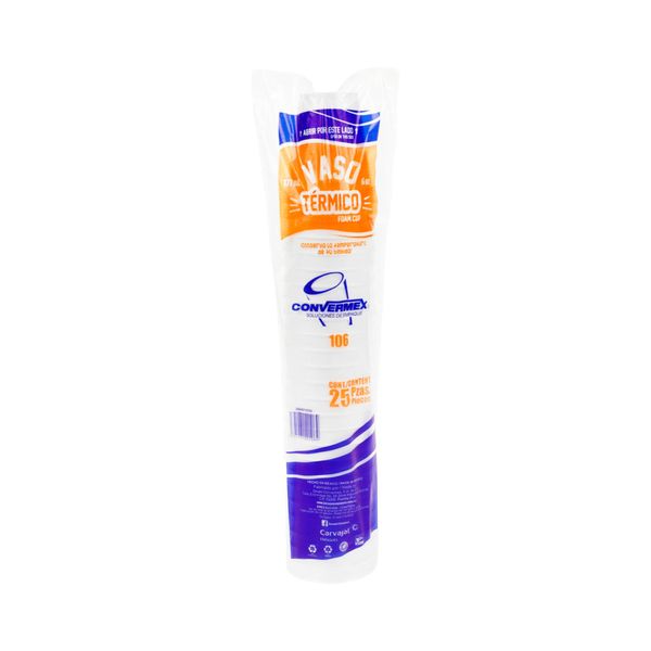 Vaso De Termico Convermex  10 Oz 25 Pz