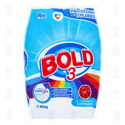 Detergente Bold 3 850 G Colores De Verano Para Ropa En Polvo