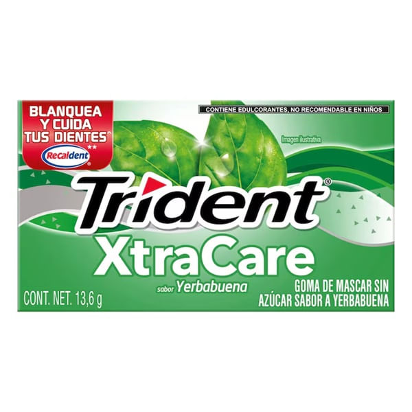 Trident Sabor Yerbabuena 10 Pastillas