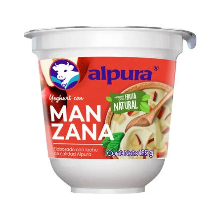 Yoghurt Con Manzana 125 G Alpura
