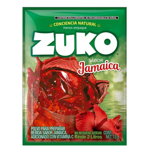Zuko De  Jamaica Rinde 2 L 13 G Polvo Para Preparar Bebida