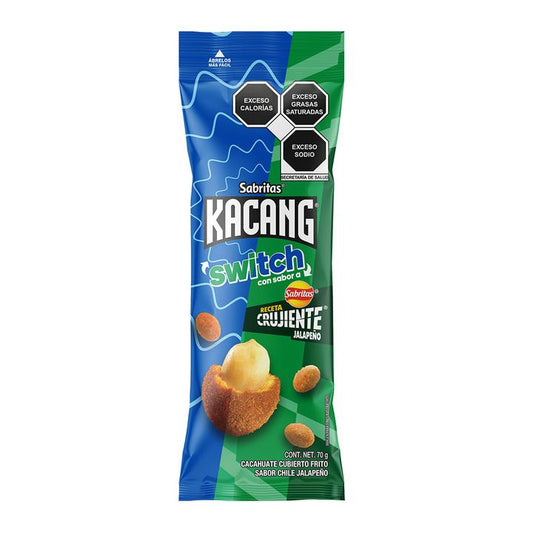 Kacang Switch Sabor a Receta Crujiente Jalapeño 77 g Sabritas Cacahuates
