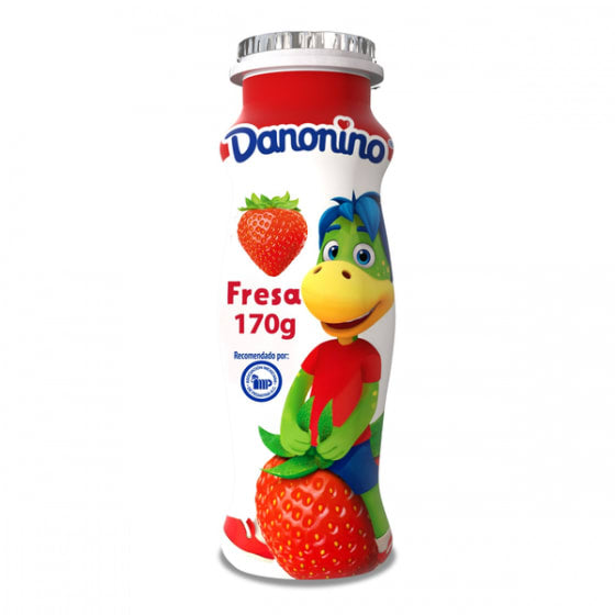Danonino Sabor Fresa 170 G Producto Lacteo Fermentado