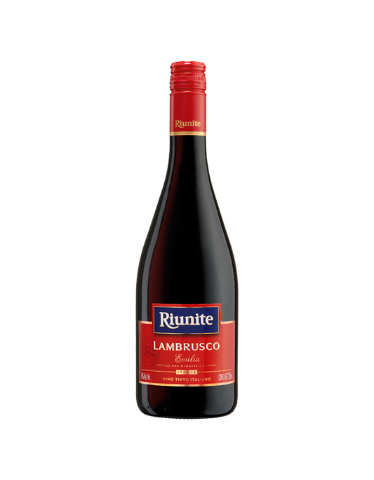 Riunite Lambrusco Vino Tinto Italiano 750 ml 8% Alc. Vol.