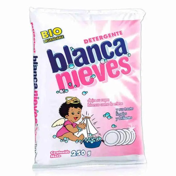 Detergente Blanca Nieves 250 g para Ropa en Polvo