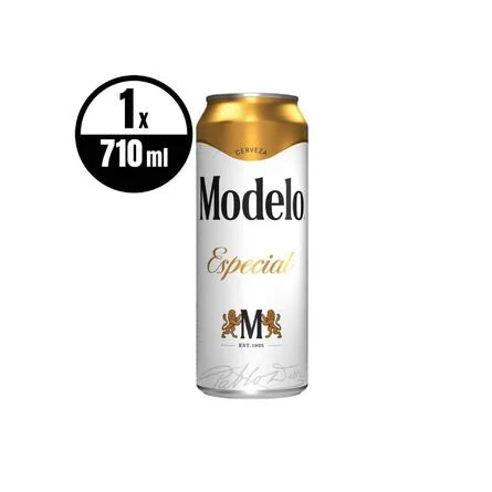 Modelo Especial 710 ml Cerveza Lata 4.5% Alc. Vol.