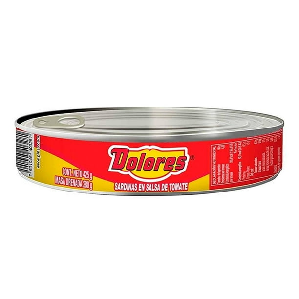Sardina Dolores 425 g en Salsa de Tomate