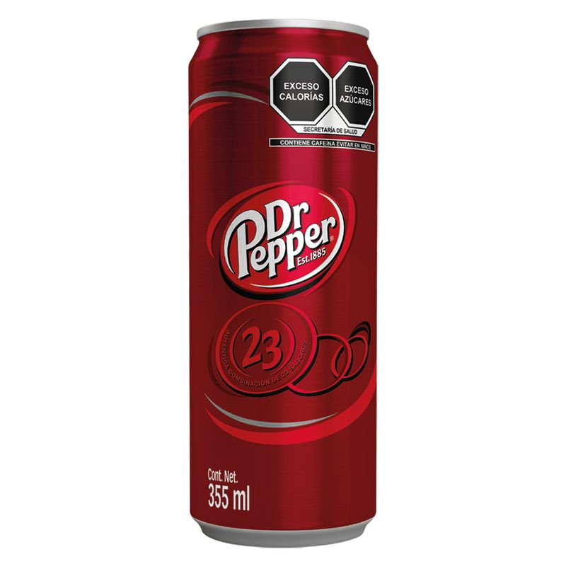 Dr Pepper Soda 355 ml Lata Refresco