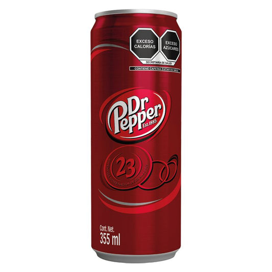 Dr Pepper Soda 355 ml Lata Refresco