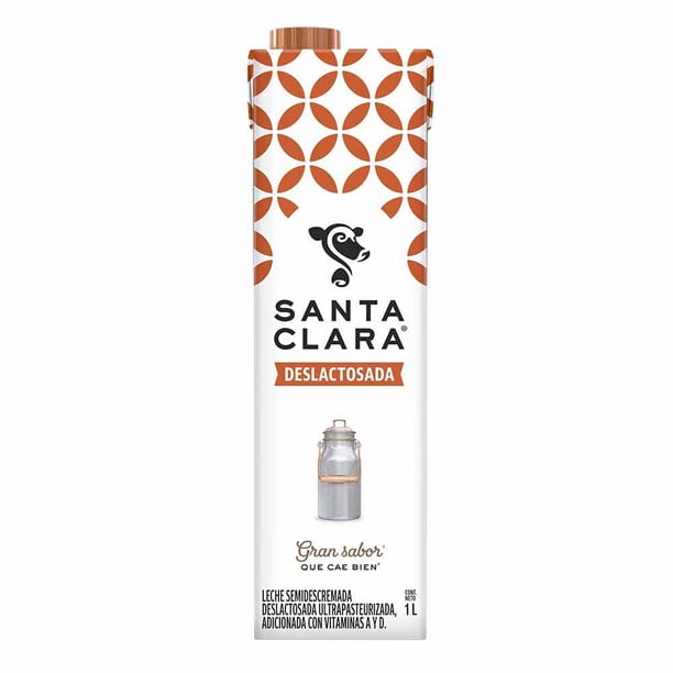 Santa Clara Deslactosada 1 L Leche