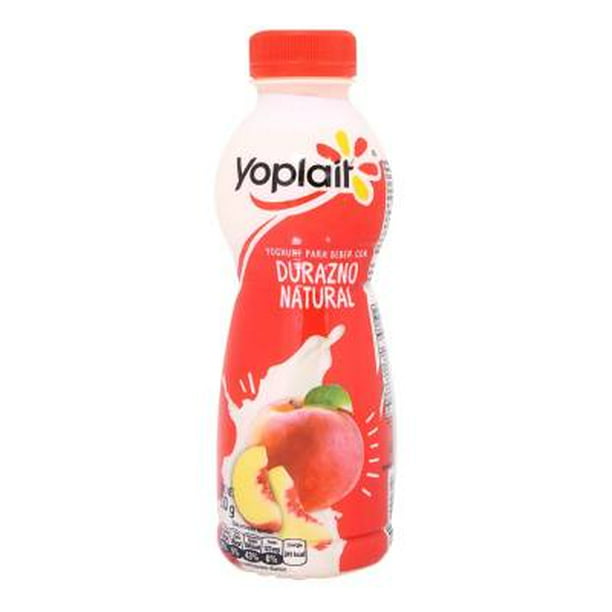 Yoplait De Fresas 330 G Yoghurt Con Durazno Natural Para Beber