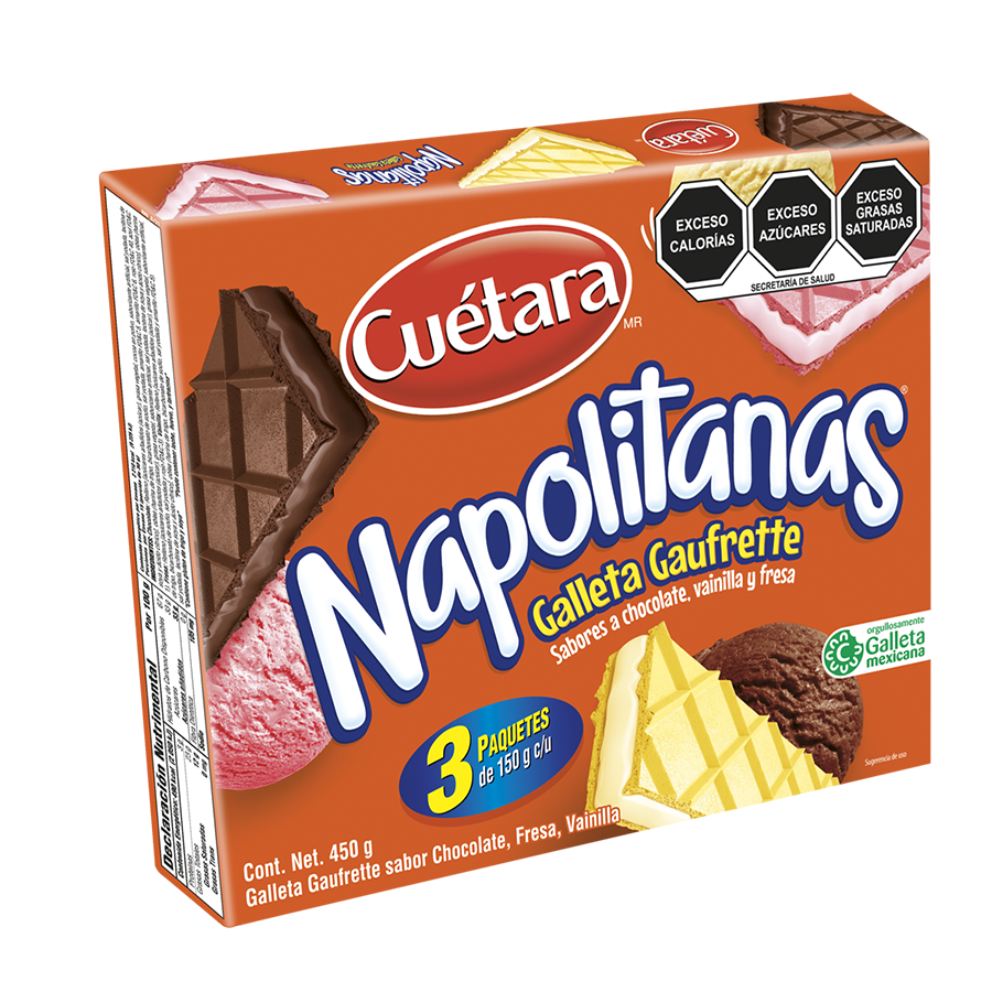 Napolitanas Cuetara 600 g Caja de Galletas
