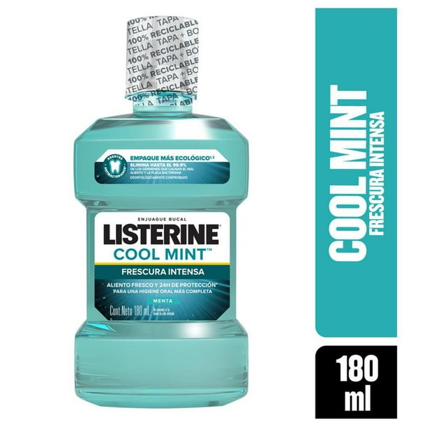 Listerine Cool Mint 180 ml Enjuague Bucal