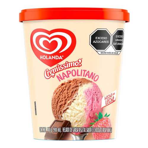 Napolitano 480 g Helado Holanda