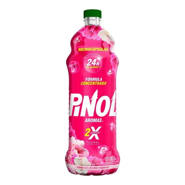 Pinol Aromas 2X Floral 828 ml Limpiador Liquido