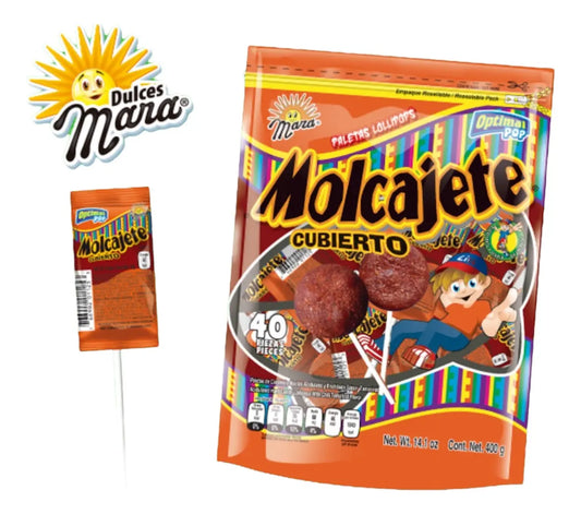 Molcajete Cubierto Paleta Dule Mara