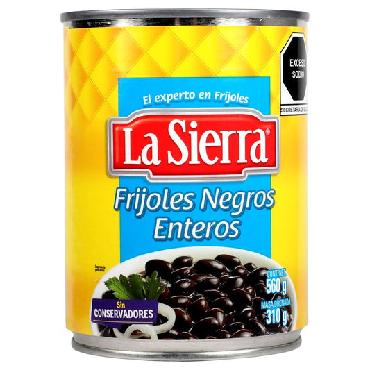 Frijoles Negros Enteros 616 g la Sierra