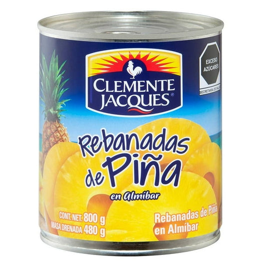 Piña en Rebanadas 800 g Clementes Jacques